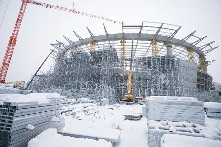 Вице-премьер Мутко посетил строящийся к ЧМ-2018 стадион "Екатеринбург-Арена"