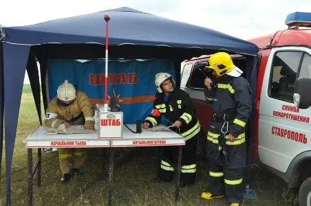 Учения ставропольских спасателей прошли на объекте "Каспийского Трубопроводного Консорциума"