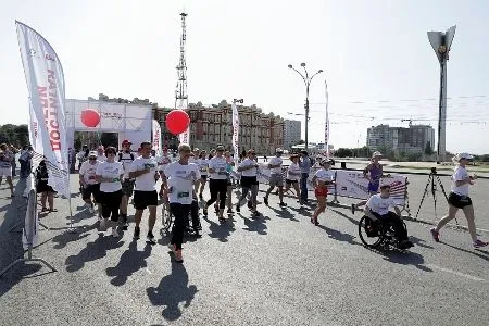 Благотворительный забег в честь Дня железнодорожника собрал в Ростове-на-Дону более тысячи участников