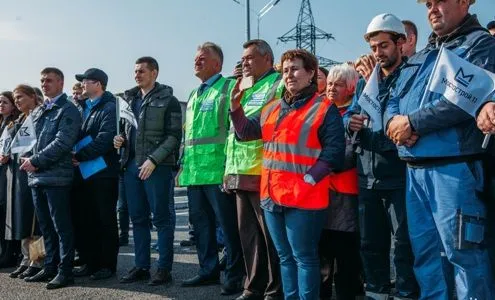 Движение открыто на новой дорожной развязке в Тюмени