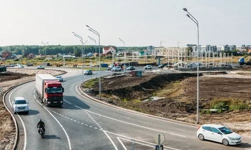 Движение открыто на новой дорожной развязке в Тюмени