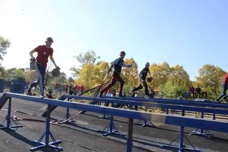 Республиканские соревнования по пожарно-спасательному спорту прошли в Нальчике