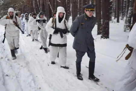 Военно-историческая реконструкция битвы под Москвой прошла в Тюменской области