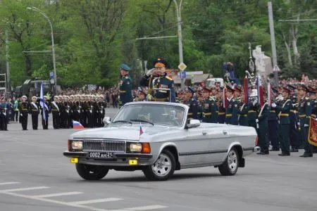 Самый масштабный на Юге России военный Парад прошел в Ростове-на-Дону