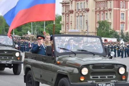 Самый масштабный на Юге России военный Парад прошел в Ростове-на-Дону