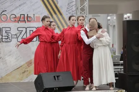 Праздник в честь Дня Победы собрал несколько сотен человек в центре Минеральных Вод