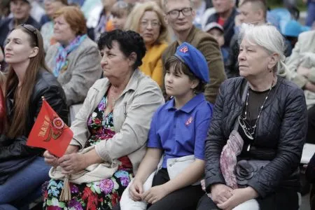 Праздник в честь Дня Победы собрал несколько сотен человек в центре Минеральных Вод