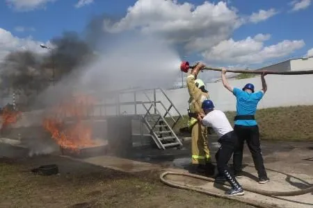 Лучшая добровольная пожарная дружина выбрана на Нововронежской АЭС