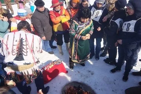 Шаманским обрядом отпраздновали окончание охотничьего сезона в приморском селе Красный Яр